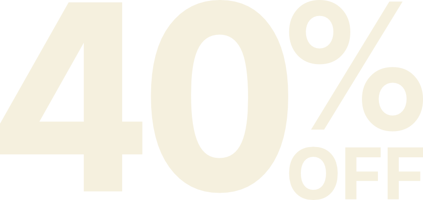 40% OFF
